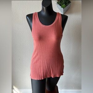American Eagle Soft & Sexy XS Rib Tank Top Dark Pink Excellent Condition